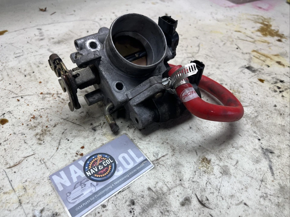 99-05 Mazda Miata MX5 MX-5 OEM NB 1.8L 1.8 Conjunto de carrocería del acelerador TB BP4W manual Foto 3 de 4