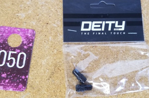 Deity "The Final Touch" Presta Valve Caps - Black
