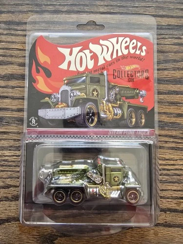 HOT WHEELS RED LINE CLUB RLC STEAM PUNK TRUCK  #04595/06000 NEW + PROTECTOR