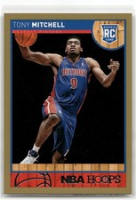 Tony Mitchell 2013-14 Hoops Gold #293 RC Detroit Pistons