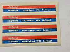 Original Wiking Restposten Aufkleber für Werbemodelle "Südmilch 2"  1972
