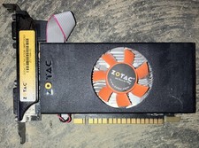 ZOTAC NVIDIA GEFORCE GT 740 DX11/12 2GB GDDR3 Gk107 LP DVI HDMI VGA TESTED