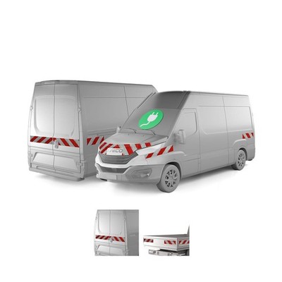 reflecto Kfz-Warnmarkierung passgenau für Iveco Daily eDaily Baujahr ab 2024