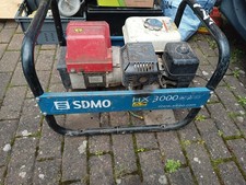 SDMO 3kw petrol Generator 110v/240v Starts First Time.