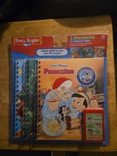 Story Reader 3 Storybooks Disney Pinocchio Toy Story 2 The Jungle Book Sealed