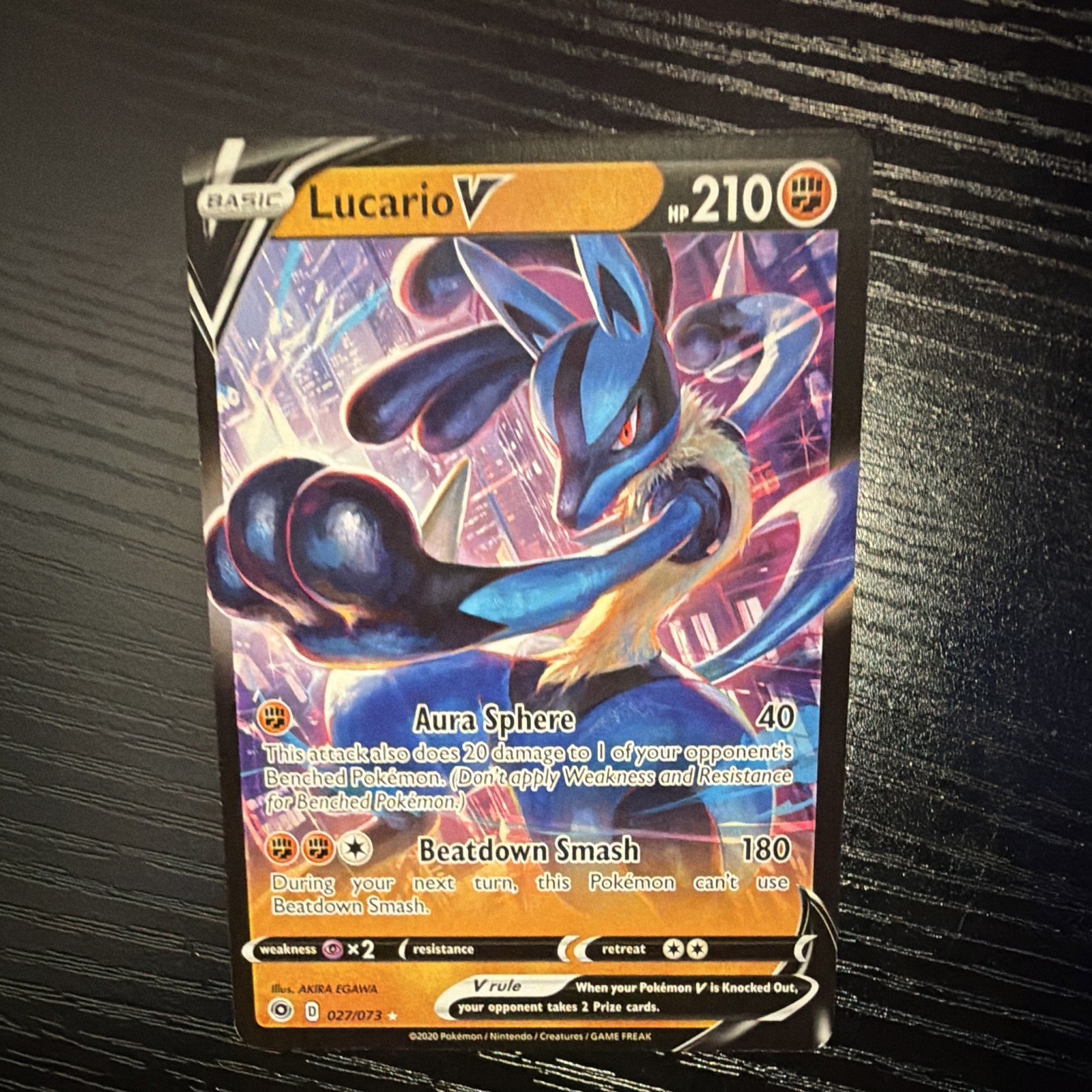 Pokémon TCG Lucario V 027/073 Deck Exclusives Promo (Non Holo)