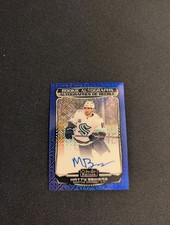 2022-23 Upper Deck O-Pee-Chee Platinum BLUE TRAXX Matty Beniers  RC Auto R-BM