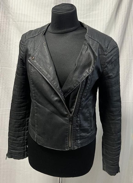 Women AllSaints Jacket Black Cotton 38 / M / 46