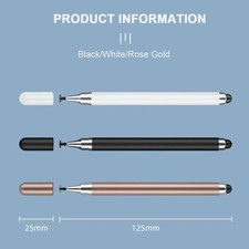 2in1 Universal Stylus Pen Touch Screen Pencil for iPad iPhone Samsung Android