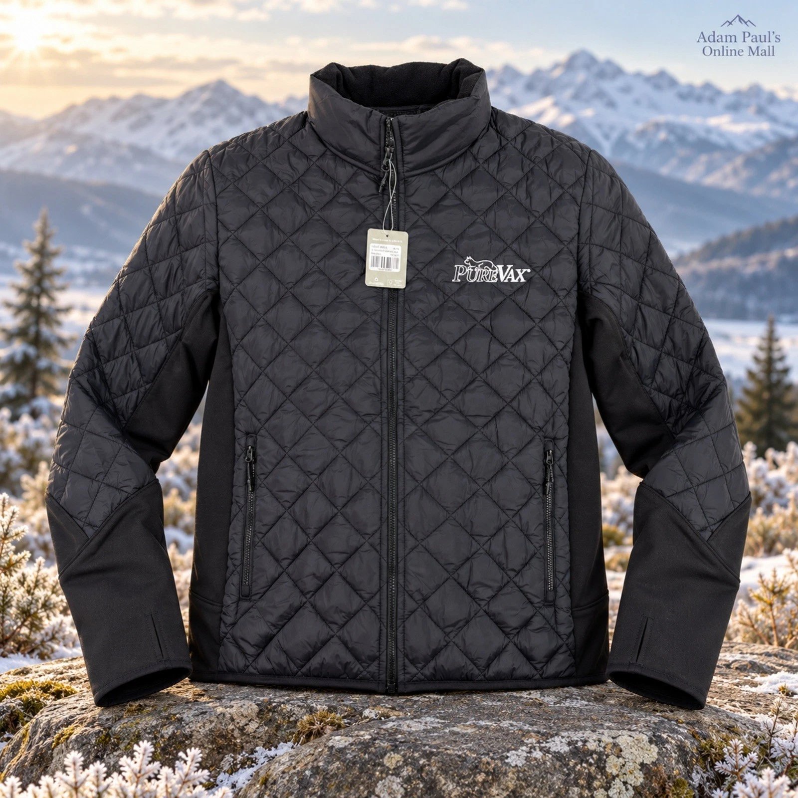 TRIMARK MENS XL Rougemont Hybrid Insulated Jacket Water Resistant w PUREVAX LOGO - product detail image 2