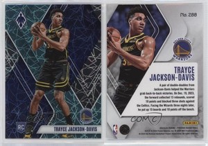 2023-24 Panini Phoenix Rookies Teal Lazer Trayce Jackson-Davis #288 Rookie RC