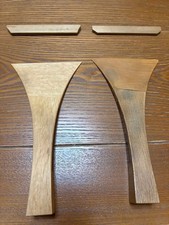 Shamisen Drumsticks Set Of 2 Wooden Parts For Japanese Musical Instrument