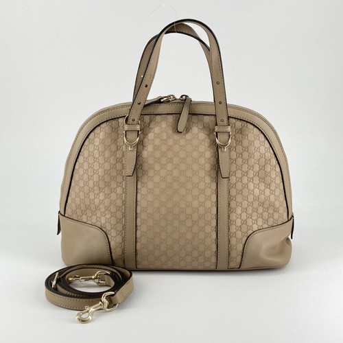 GUCCI Micro GG Shima Handbag