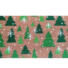 Briarwood Lane Green Trees Medium Coir Doormat 24 x 36