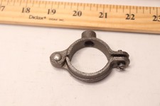 Industrial Decor Hinged Split Ring Pipe Hanger Malleable Iron 1" x 3/8"