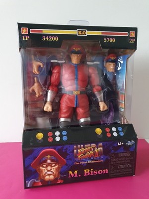 Street Fighter II M. Bison 6'' Figure - NEU OVP -