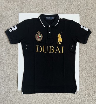 Ralph Lauren Gold Polo T-Shirt - MEDIUM - Dubai UAE #2 - Chief Keef Big Pony