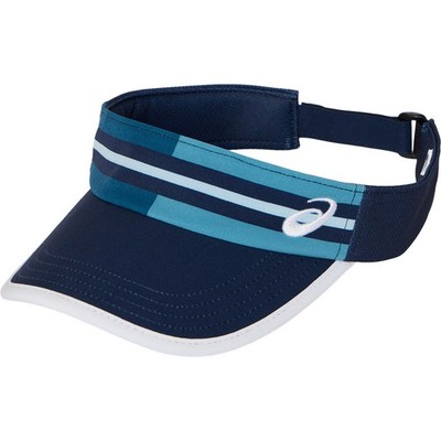 Asics Graphic Visor Cap Sonnenschild Blau