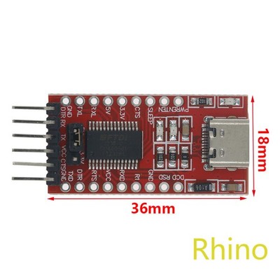 FT232RL Module USB To TTL TYPE-C Supports 3.3V 5V Downloader Burning Cable