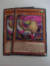 Yu Gi Oh Karten 2x Nowru, Aries der Frühlingsdrache