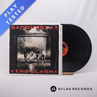 The Clash Sandinista! 180G Lyric Sheet Reissue 3 x LP Album Vinyl Record - NM/NM