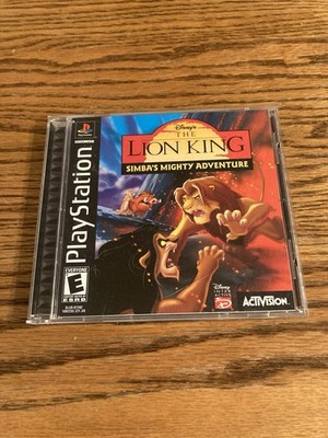 The Lion King Simba's Mighty Adventure PS1 PlayStation 1 Complete CIB + Reg!