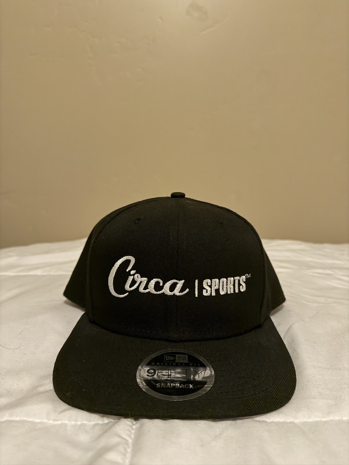 New Era Snapback Hat Black & White Circa Resort & Casino Embroidered