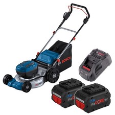 Bosch GRA 18V2-46 18V BITURBO Brushless 46cm Lawn Mower, 2x 8.0Ah ProCore Batter
