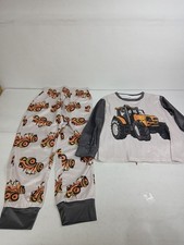 Kids Tractor Pajama Shirt And Pants Set Size 120