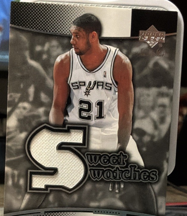 2004-05 Upper Deck Sweet Shot Sweet Swatches Tim Duncan #SW-TD HOF 0t58