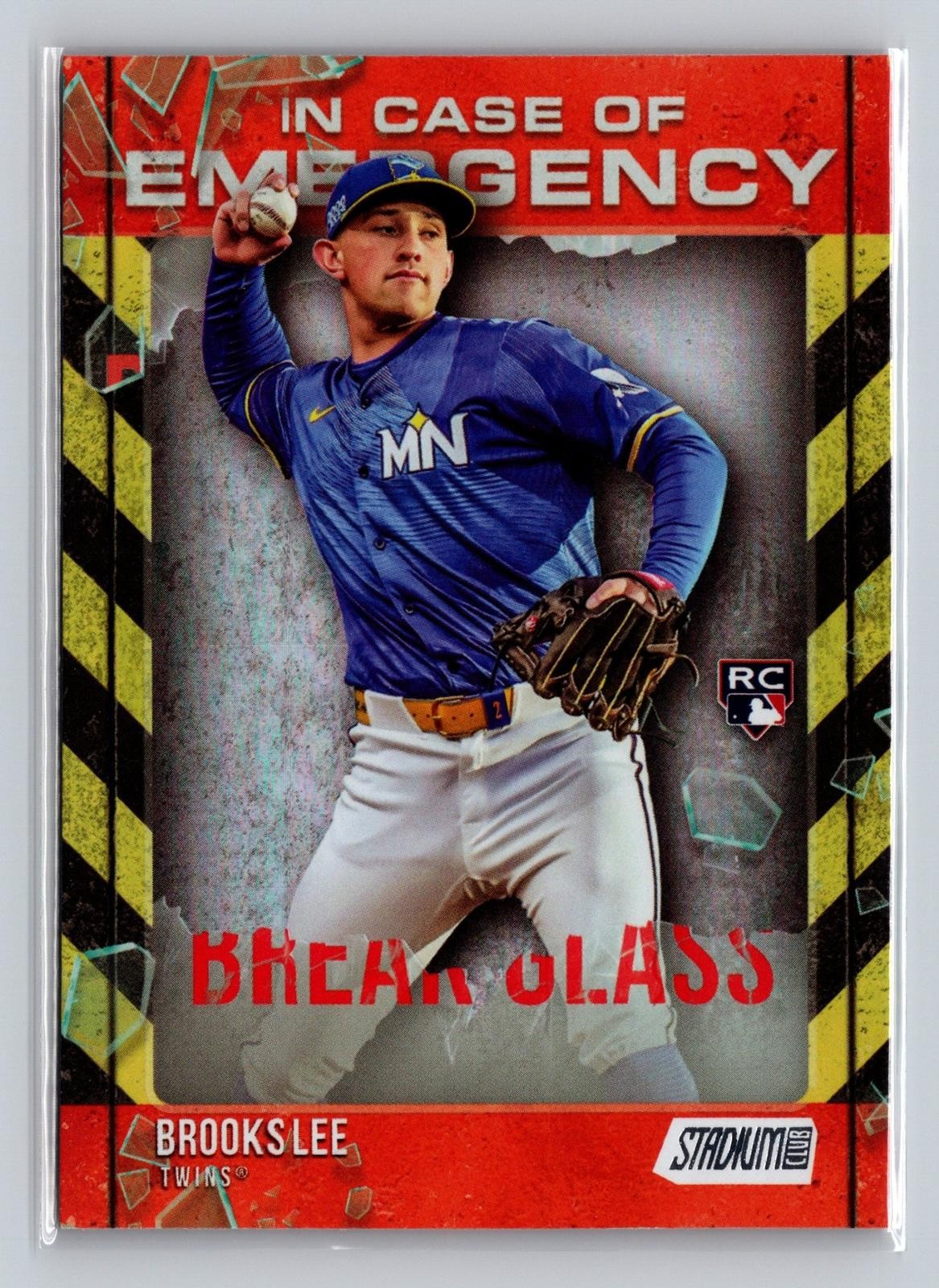 2025 Stadium Club #ICE-20 Brooks Lee In Case of Emergency