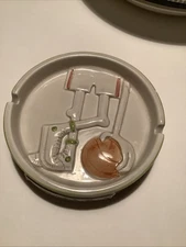 Enesco Ceramic Ashtray Basketball E-9216 Vintage 1977