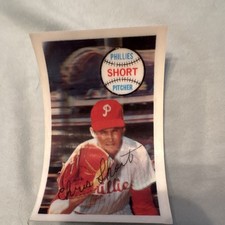 Xograph 1969 3-D Super Stars Chris Short Auto #41/75 Phillies MLB