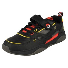 Image of Childrens Pokémon Collection By Clarks Character Detailed Trainers 'Grip Pearl'