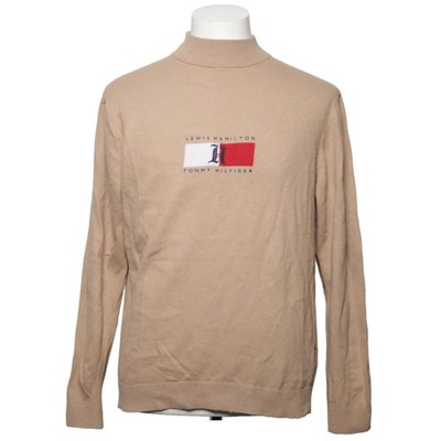 Tommy Hilfiger x Lewis Hamilton, Rollkragenpullover, Größe: M, Beige #5Xc