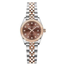 Image of Classic Watch for Women with Solid Stainless Steel Band Ladies Dress Watch
