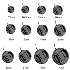6PCS 37  95mm Front Lens Cap Cover Center Pinch Snap On For Nikon Sony Pentax