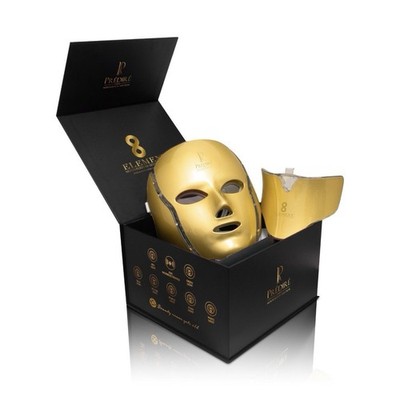 Predire Paris 8 Element LED Light Therapy Mask Face Gold Multiple Light Colors