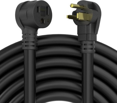 50ft 6 AWG Welder Extension Cord, NEMA 6-50P to 6-50R, 250V for Welding Machines