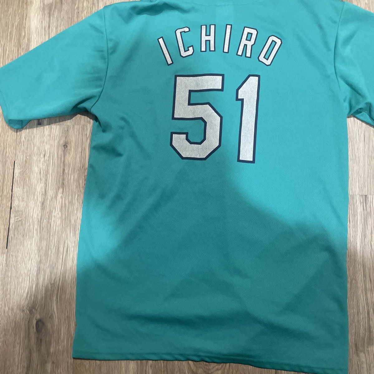 MARINNERS ICHIRO #51 Button Up Jersey Seattle Mariners A-XL | eBay