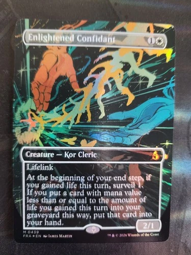Enlightened Confidant (Borderless, Foil, Secret Lair) (0439) Reality Fracture - product listing photo