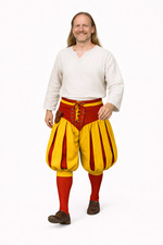 Renaissance Pants, Landsknecht Pants for men, Medieval Fairy Pants.