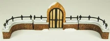 Dept 56 Heritage Village Churchyard Gate and Fence set 3 orig box 5806-8 Xmas Ex