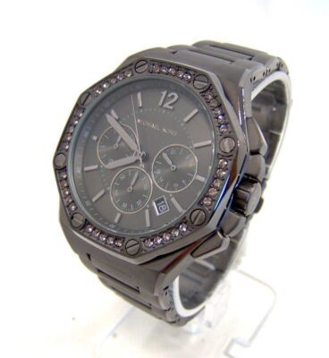 MICHAEL KORS Womens Gunmetal Chronograph Watch MK5506 $275  display picture 1