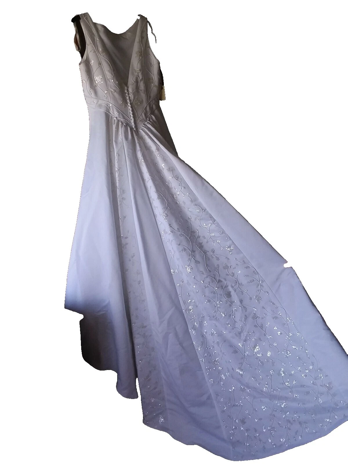 Vestido de fiesta de tafetán Imperio vestidos de novia