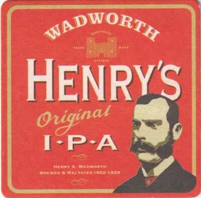 BIERMATTE - WADWORTH BREWERY - HENRY'S ORIGINAL I.P.A - (Katnr. 080) - (2002)