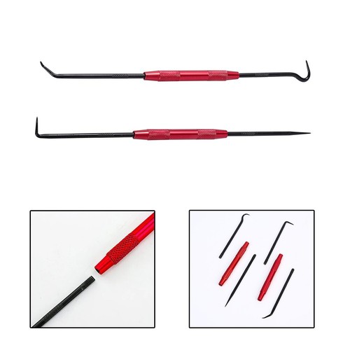 2Pcs/Set Double-headed Pick&Hook Tool Oil Seal Gasket Oil Seal Puller Remover · - Picture 6 of 12