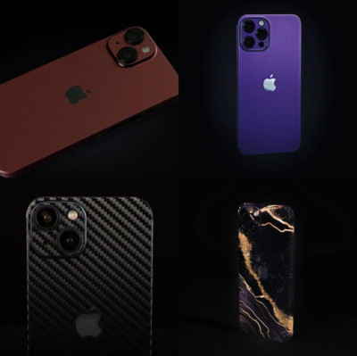 iPhone Skin 15 14 13 12 Pro Max Schutzfolie Schutzhülle aus Vinyl Case Decal