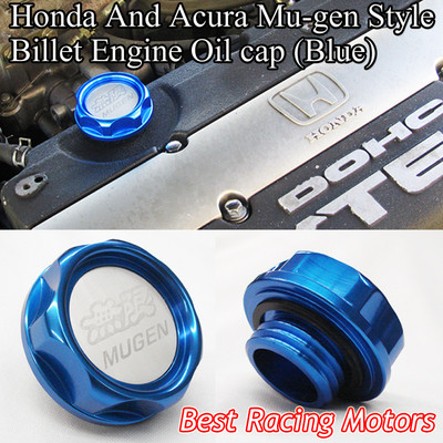 Mugen Style Hexagon Billet Oil Filler Cap For Honda/Acura (Silver) - Gen-1 2 thumbnail image