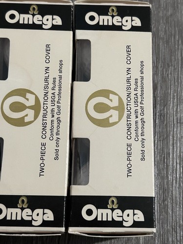 Vintage Omega Golf Balls Lot 3 Packs Rawlings Golf New (9-Balls) - Afbeelding 12 van 13